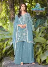 Misha By Mrudangi Georgette Top With Sharara Dupatta Suppliers In India